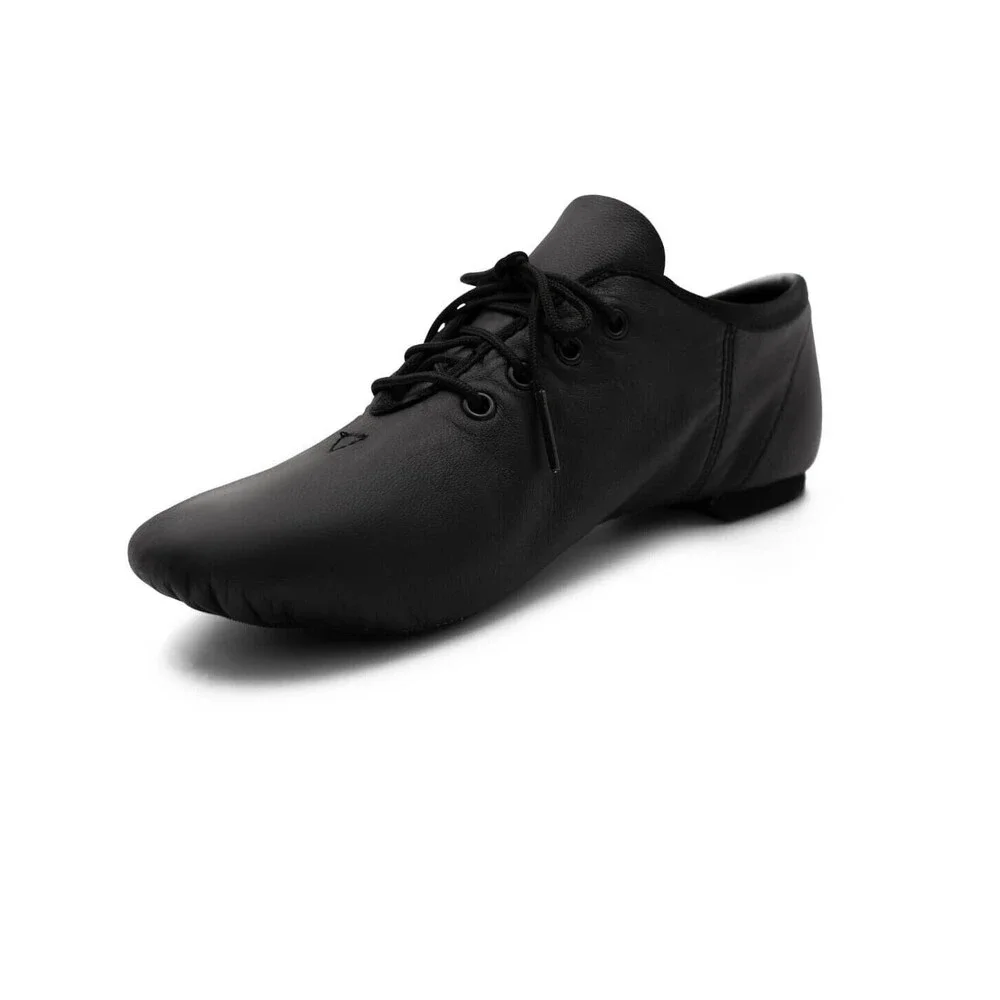 NEW Capezio Women's Size‎ 5.5 M Split Sole Black Techno-Jazz Oxford Shoes EJ1